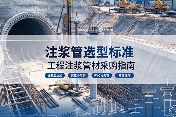冕宁注浆管选型标准