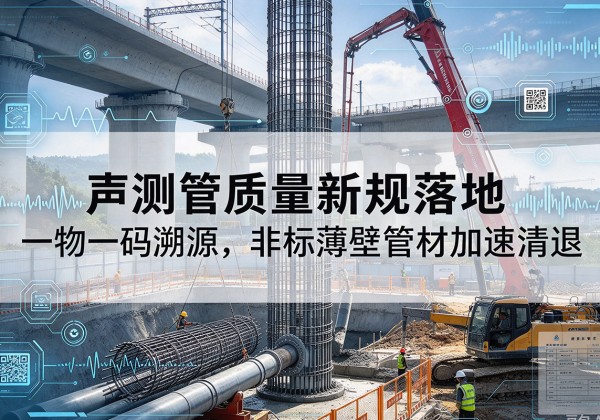 冕宁声测管质量新规落地，一物一码溯源，非标薄壁管材加速清退